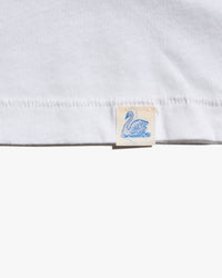 Merz b. Schwanen PIMATEE01 4.1oz Soft Pima Cotton Relaxed Tee - White