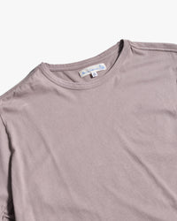 Merz b. Schwanen PIMATEE01 4.1oz Soft Pima Cotton Relaxed Tee - Faded Grain | Merz b. Schwanen T Shirts | JEANSTORE
