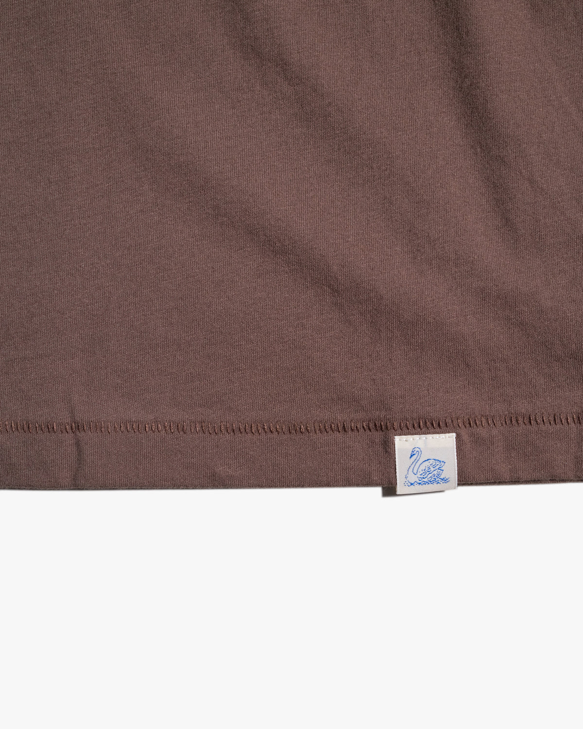 Merz b. Schwanen PIMATEE01 4.1oz Soft Pima Cotton Relaxed Tee - Chocolate | Merz b. Schwanen T Shirts | JEANSTORE