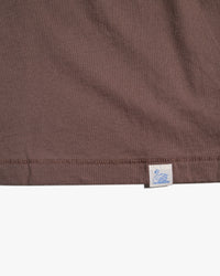 Merz b. Schwanen PIMATEE01 4.1oz Soft Pima Cotton Relaxed Tee - Chocolate | Merz b. Schwanen T Shirts | JEANSTORE