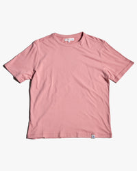 Merz b. Schwanen PIMATEE01 4.1oz Soft Pima Cotton Relaxed Tee - Rosewood