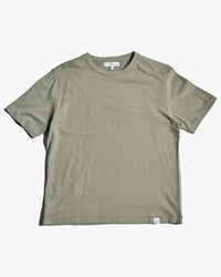Merz b. Schwanen PIMATEE01 4.1oz Soft Pima Cotton Relaxed Tee - Light Army