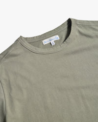 Merz b. Schwanen PIMATEE01 4.1oz Soft Pima Cotton Relaxed Tee - Light Army