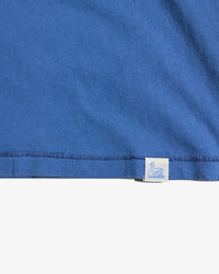 Merz b. Schwanen PIMATEE01 4.1oz Soft Pima Cotton Relaxed Tee - Indigo Mid Wash