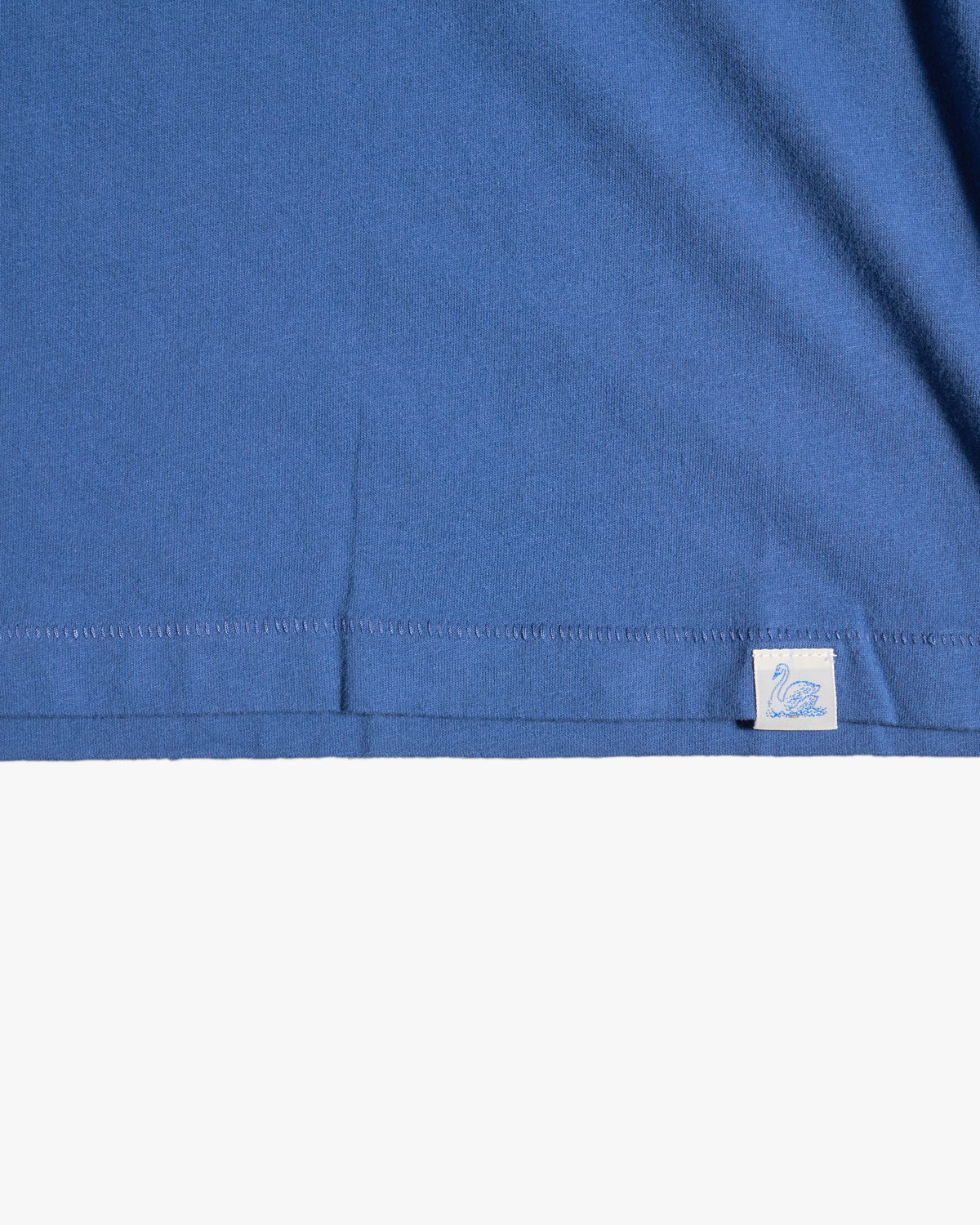Merz b. Schwanen PIMATEE01 4.1oz Soft Pima Cotton Relaxed Tee - Indigo