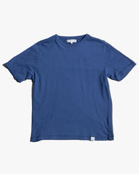 Merz b. Schwanen PIMATEE01 4.1oz Soft Pima Cotton Relaxed Tee - Ink Blue