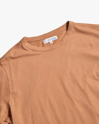 Merz b. Schwanen PIMATEE01 4.1oz Soft Pima Cotton Relaxed Tee - Caramel