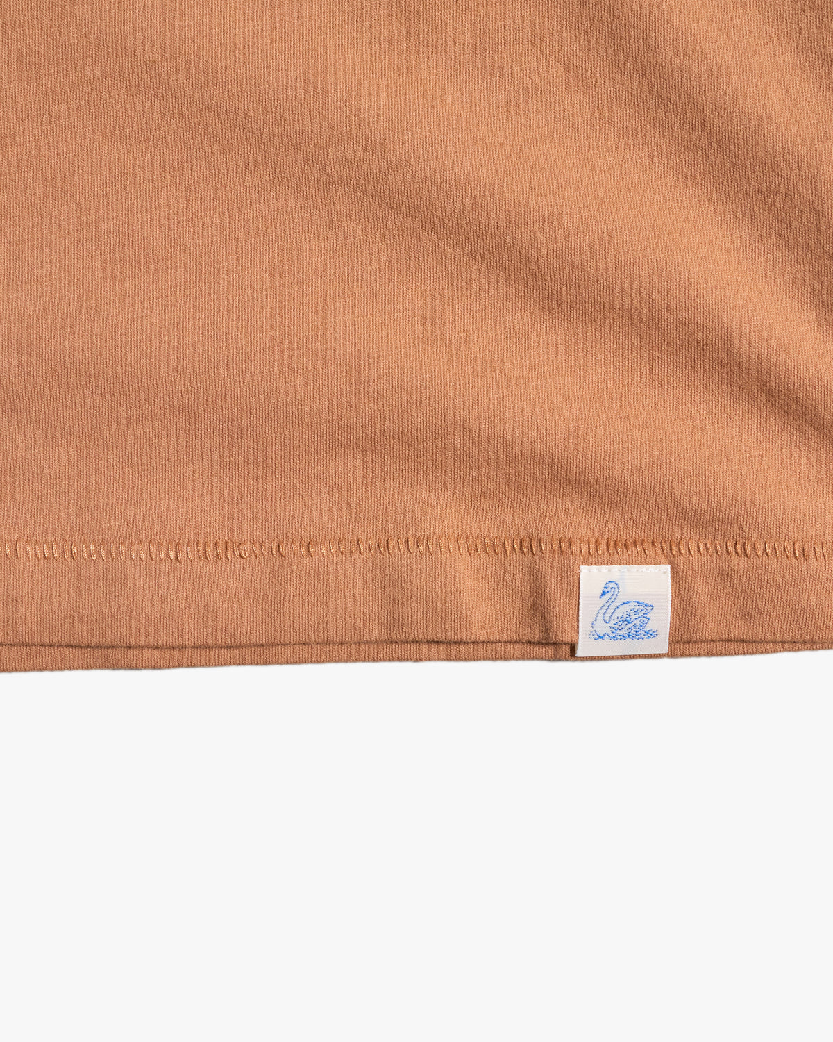 Merz b. Schwanen PIMATEE01 4.1oz Soft Pima Cotton Relaxed Tee - Caramel