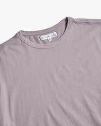 Merz b. Schwanen PIMATEE01 4.1oz Soft Pima Cotton Relaxed Tee - Basalt