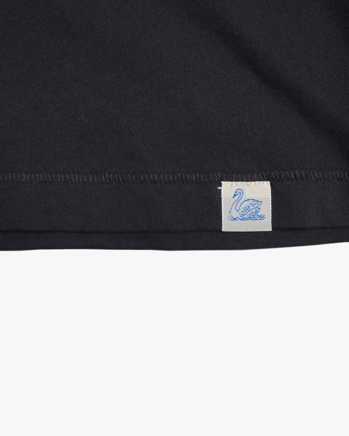Merz b. Schwanen PIMATEE01 4.1oz Soft Pima Cotton Relaxed Tee - Deep Black