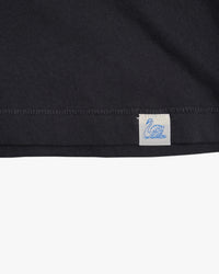 Merz b. Schwanen PIMATEE01 4.1oz Soft Pima Cotton Relaxed Tee - Deep Black