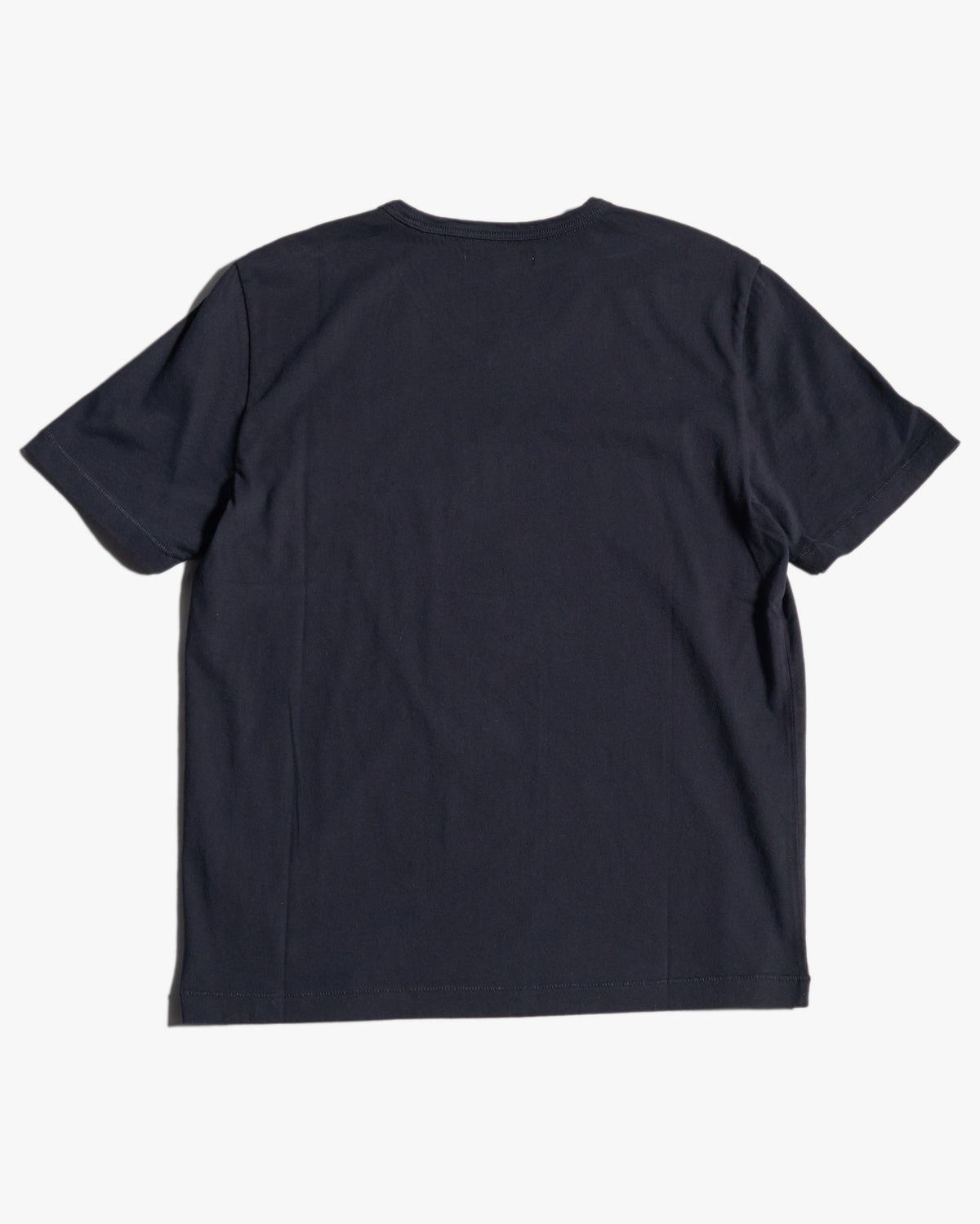 Merz b. Schwanen PIMATEE01V 4.1oz Soft Pima Cotton Relaxed V-Neck Tee - Deep Black