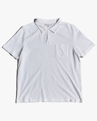 Merz b. Schwanen POLO01 Cotton Jersey S/S Polo Shirt - White