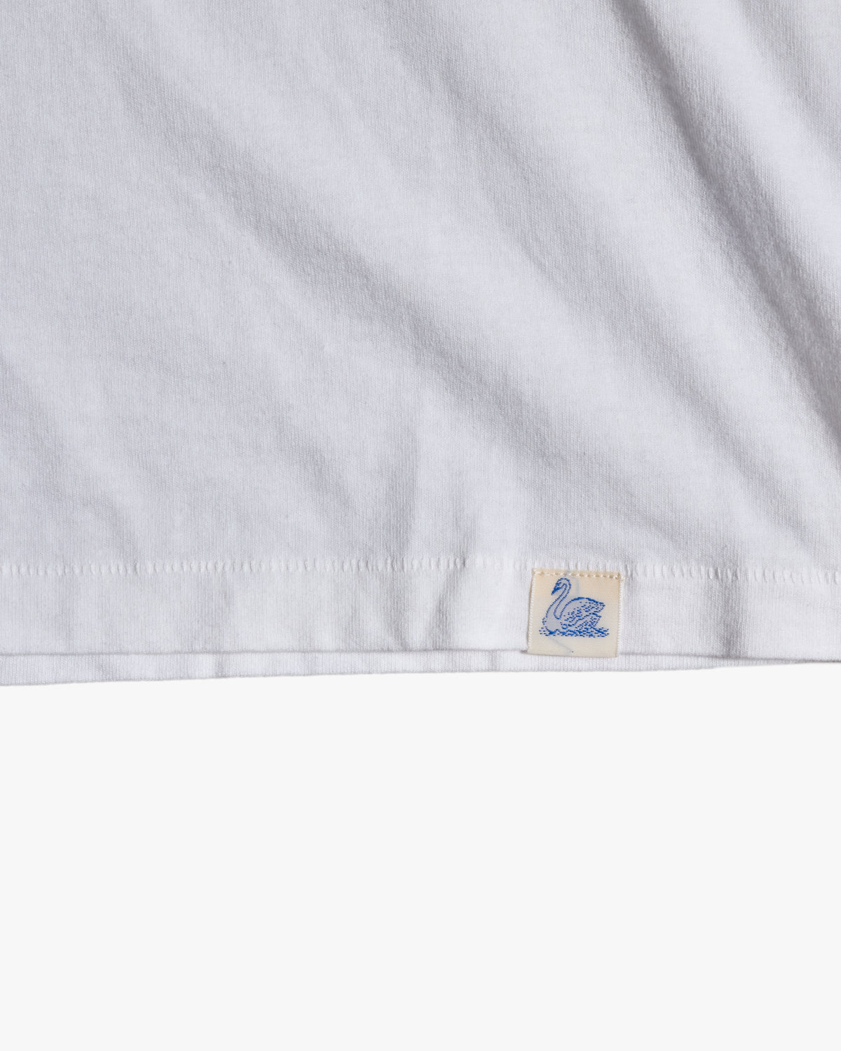 Merz b. Schwanen POLO01 Cotton Jersey S/S Polo Shirt - White