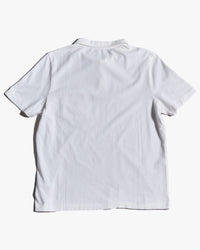 Merz b. Schwanen POLO01 Cotton Jersey S/S Polo Shirt - White