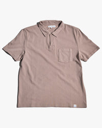 Merz b. Schwanen POLO01 Cotton Jersey S/S Polo Shirt - Faded Grain | Merz b. Schwanen Polo Shirts | JEANSTORE