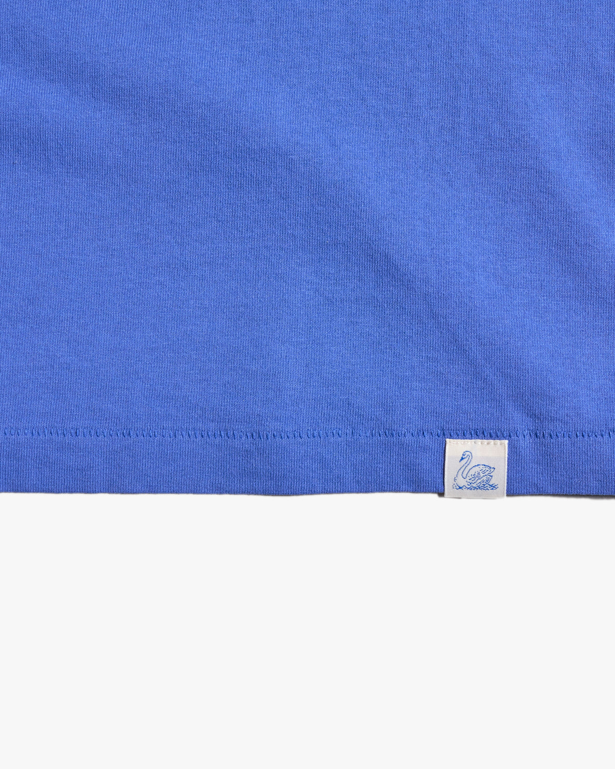 Merz b. Schwanen POLO01 Cotton Jersey S/S Polo Shirt - Vintage Blue | Merz b. Schwanen Polo Shirts | JEANSTORE