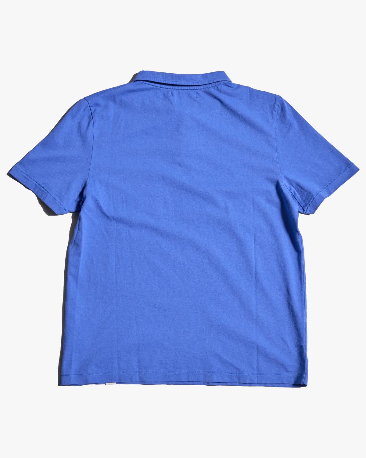 Merz b. Schwanen POLO01 Cotton Jersey S/S Polo Shirt - Vintage Blue | Merz b. Schwanen Polo Shirts | JEANSTORE