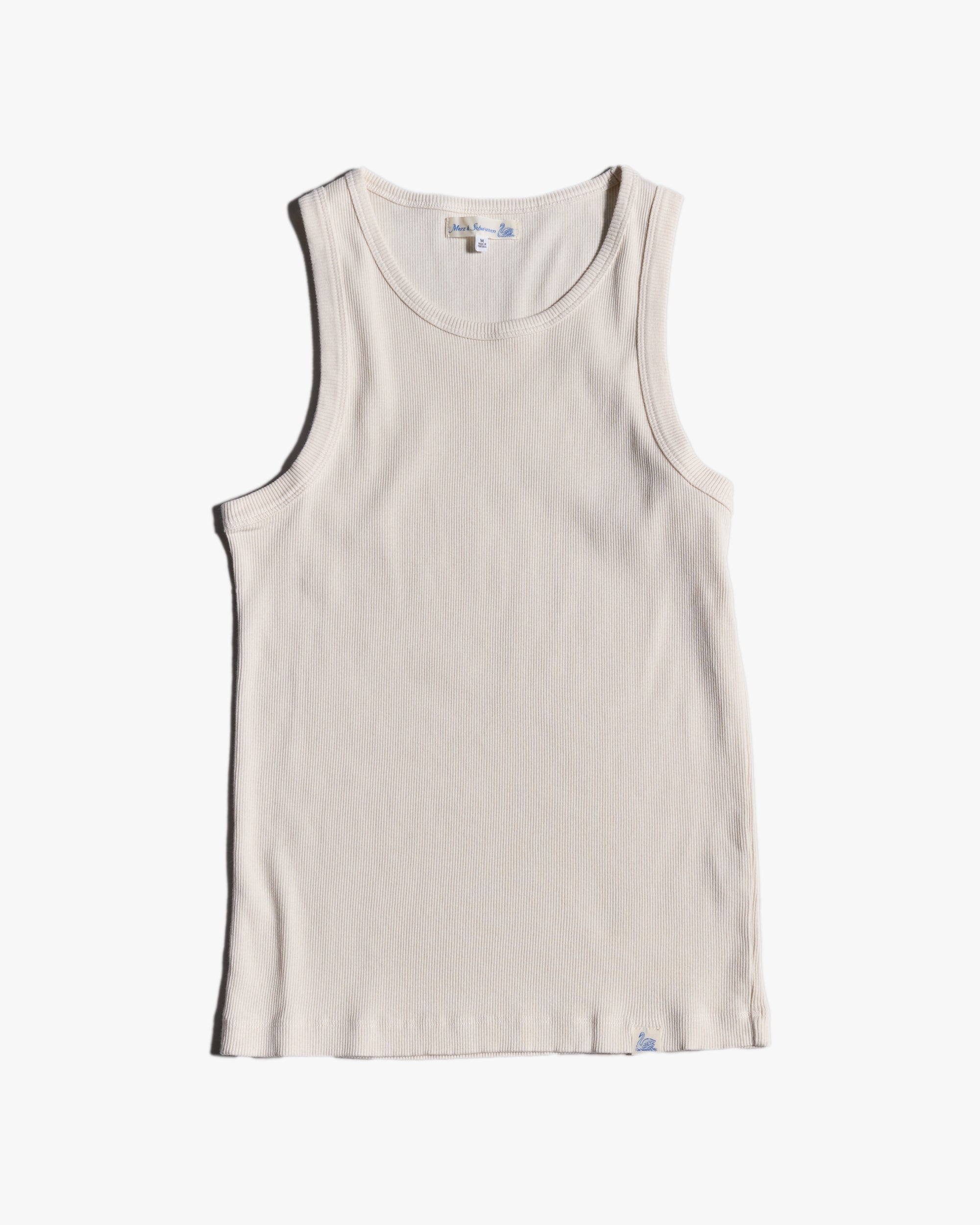 Merz b. Schwanen RIBTANK01 7.2oz Ribbed Tank Top - Nature – JEANSTORE