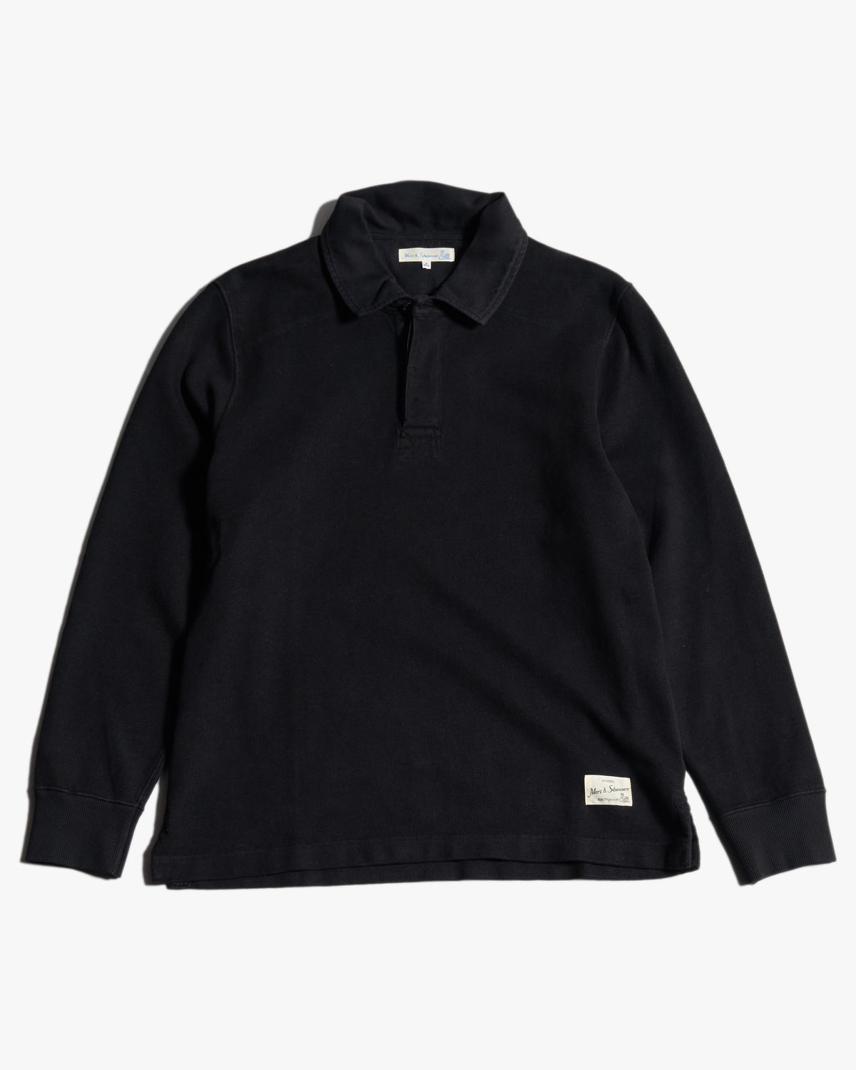 Merz b. Schwanen RUGBY01 Jersey Rugby Shirt - Deep Black