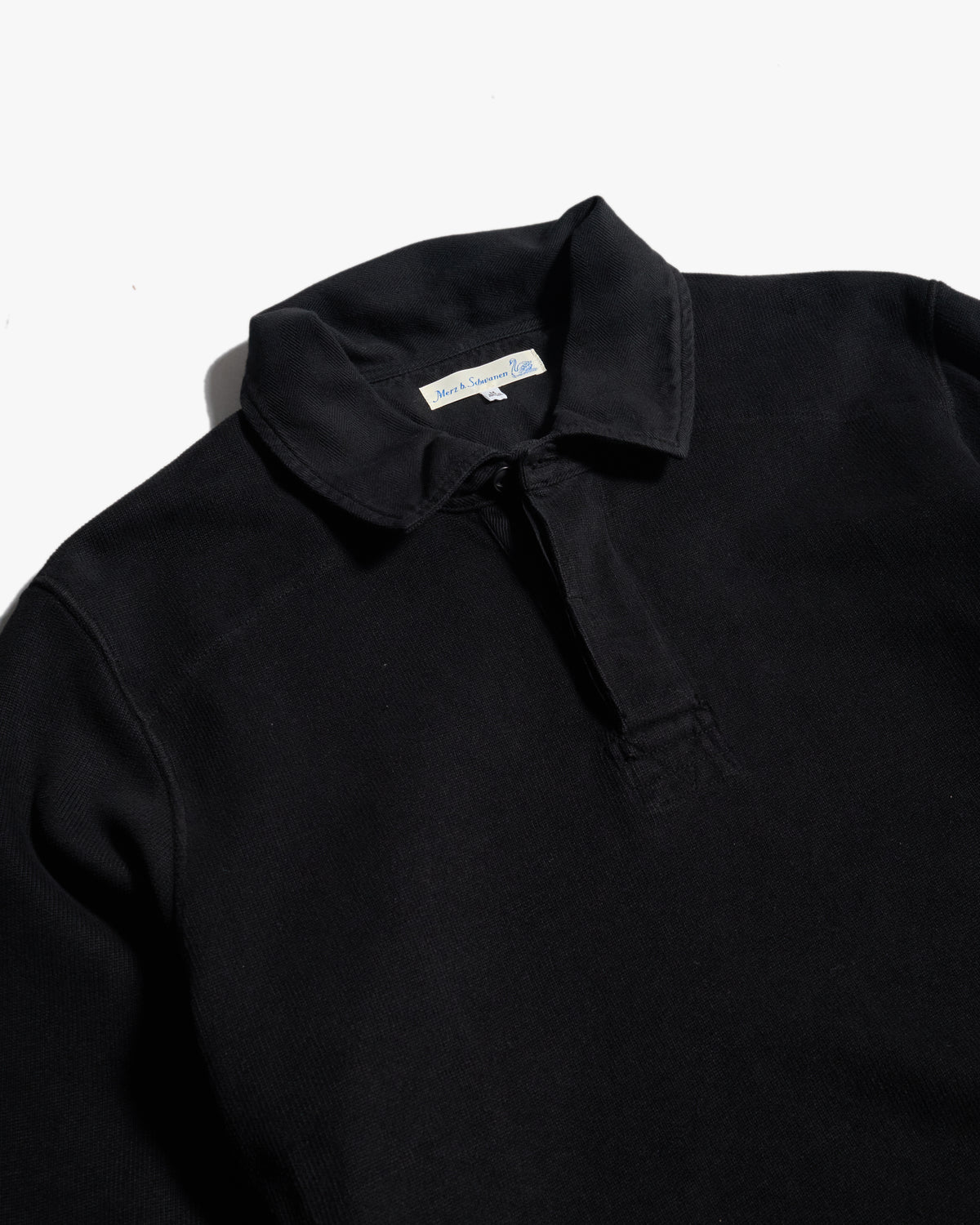 Merz b. Schwanen RUGBY01 Jersey Rugby Shirt - Deep Black