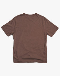 Merz b. Schwanen SCT04 4.9oz Pima Slub Cotton Relaxed Tee - Chocolate | Merz b. Schwanen T Shirts | JEANSTORE