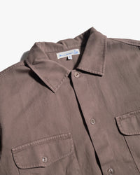 Merz b. Schwanen SHIRT06RT Workers Cotton Twill Shirt - Grain | Merz b. Schwanen Shirts | JEANSTORE