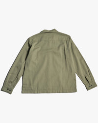 Merz b. Schwanen SHIRT06RT Workers Cotton Twill Shirt - Light Army | Merz b. Schwanen Shirts | Jeanstore