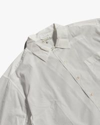 Merz b. Schwanen SHIRT09LP Lightweight Poplin S/S Shirt - White | Merz b. Schwanen Shirts | Jeanstore