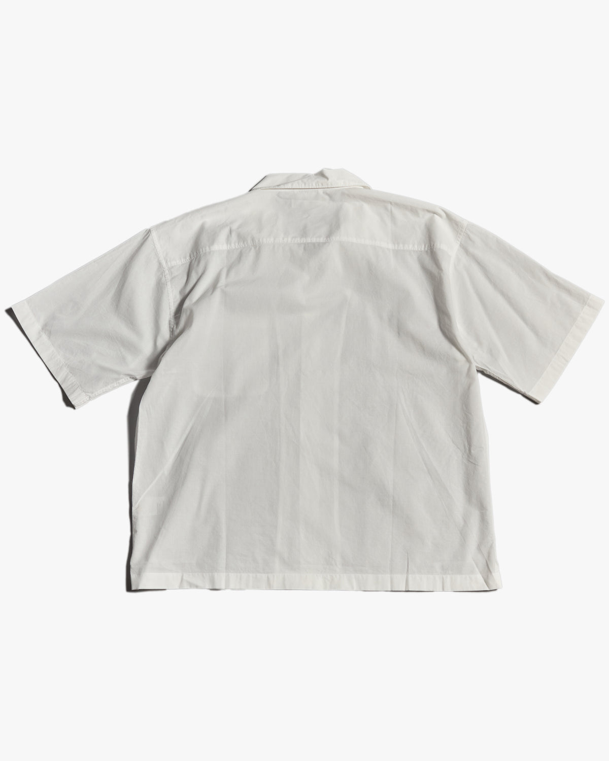 Merz b. Schwanen SHIRT09LP Lightweight Poplin S/S Shirt - White | Merz b. Schwanen Shirts | Jeanstore