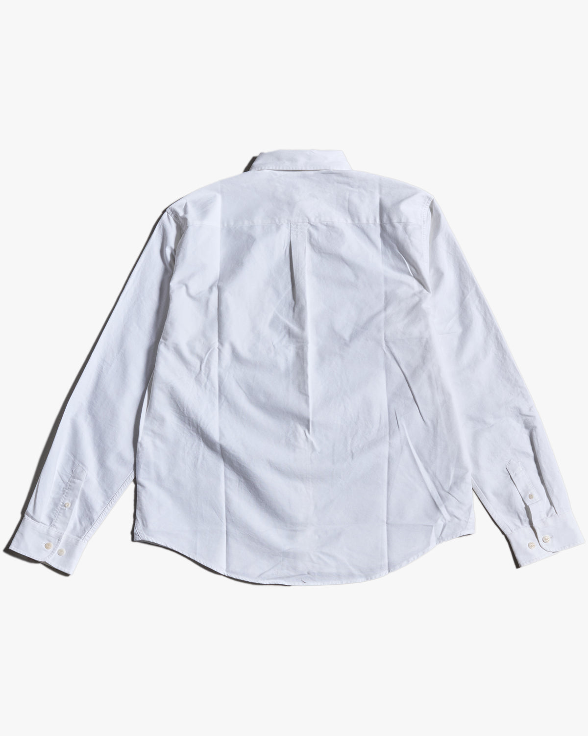 Merz b. Schwanen SHIRT19OX Button-Down Oxford Shirt - White