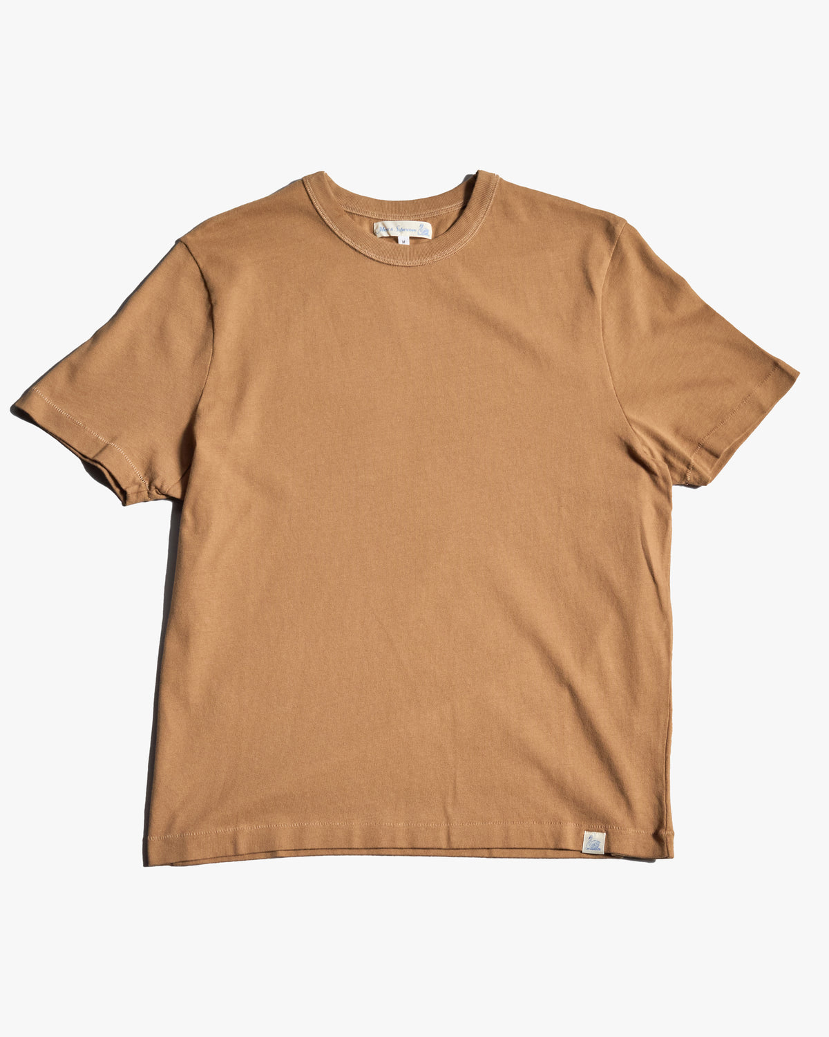 Merz b. Schwanen TEE03 Authentic Jersey Relaxed Tee - Dusted Khaki