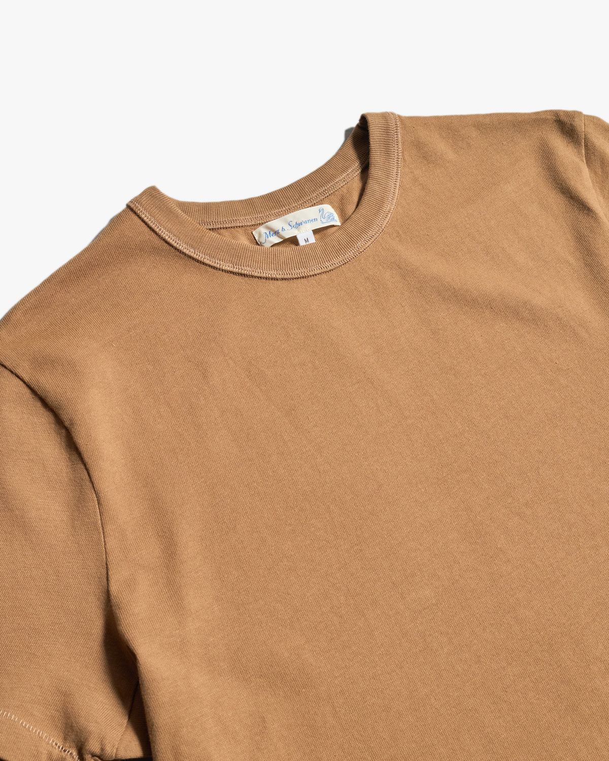 Merz b. Schwanen TEE03 Authentic Jersey Relaxed Tee - Dusted Khaki