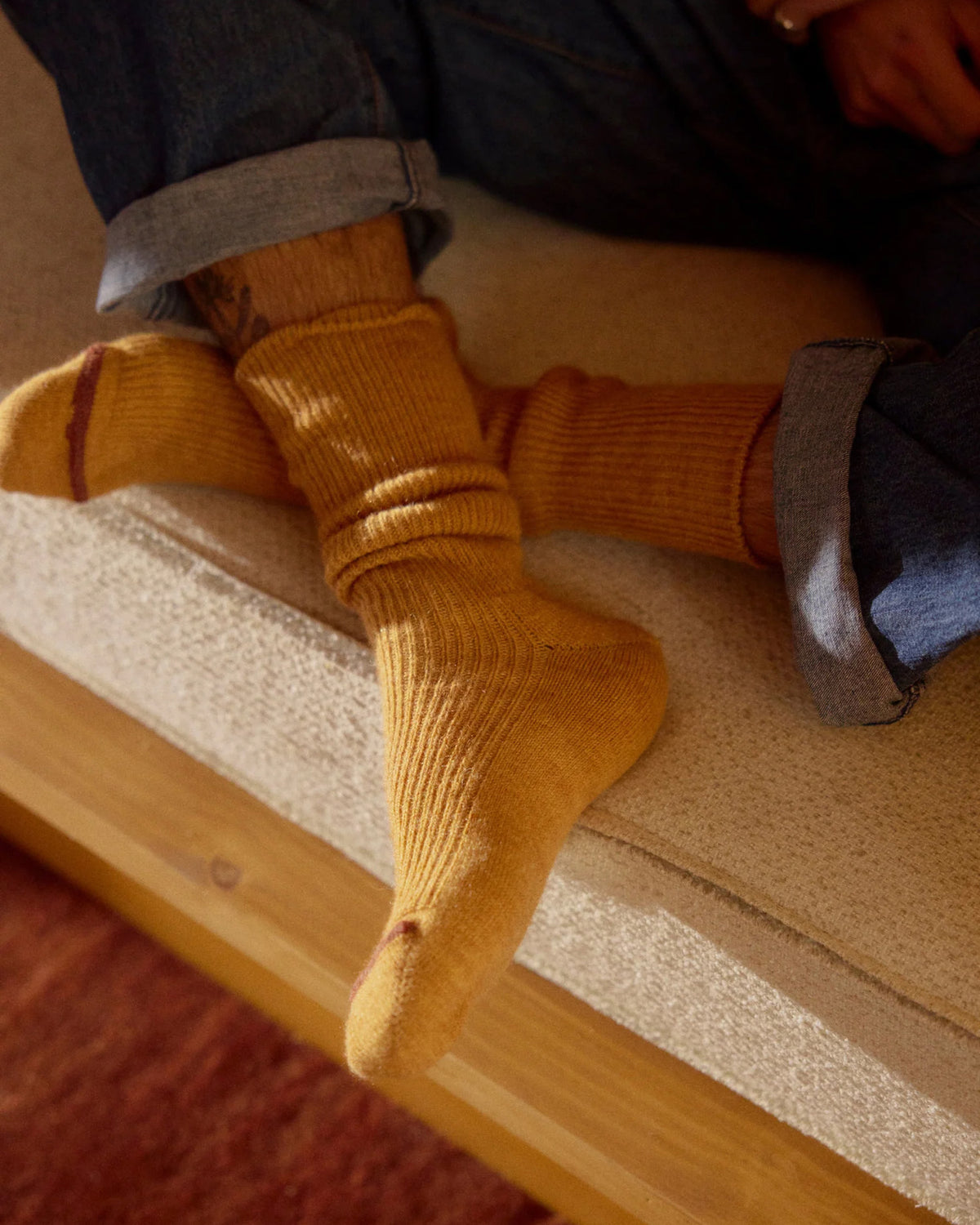 Thunders Love Mohair Wool Collection Socks - Cinnamon