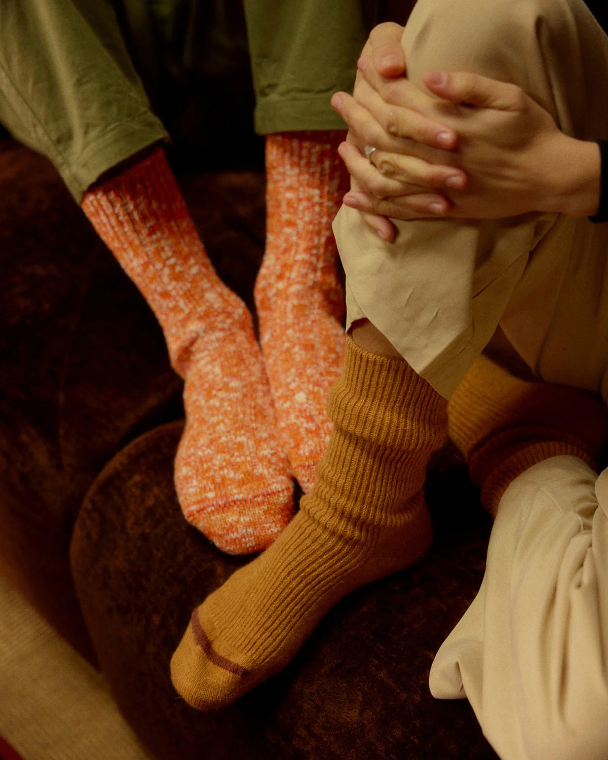 Thunders Love Mohair Wool Collection Socks - Cinnamon