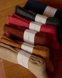 Thunders Love Mohair Wool Collection Socks - Navy