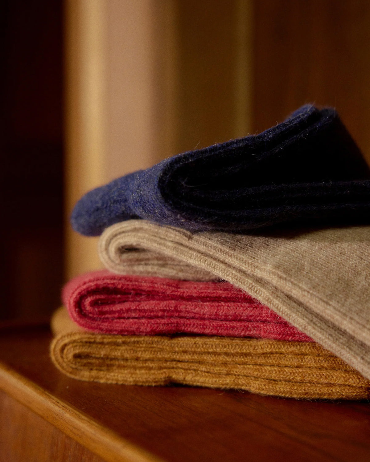 Thunders Love Mohair Wool Collection Socks - Navy