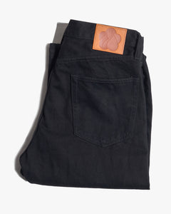Momotaro Jeans MMJE6401 #100 Kurozome Straight Fit Mens Selvedge Jeans - Black