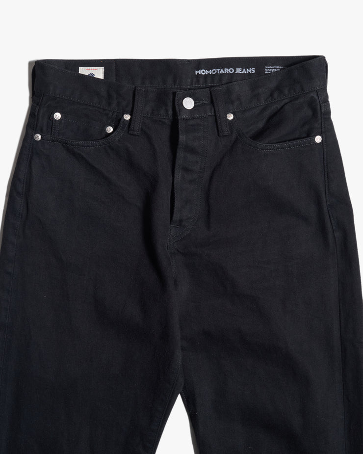 Momotaro Jeans MMJE6401 #100 Kurozome Straight Fit Mens Selvedge Jeans - Black