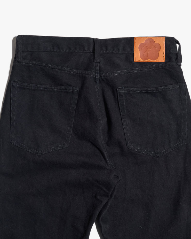 Momotaro Jeans MMJE6401 #100 Kurozome Straight Fit Mens Selvedge Jeans - Black