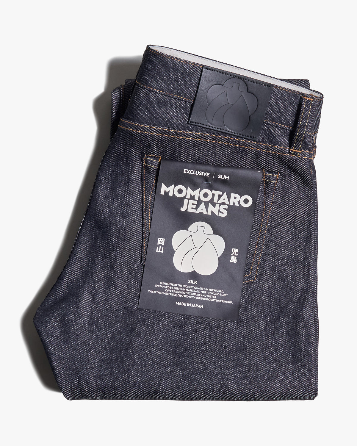 MOMOTARO JEANS #300 Cotton Silk Slim Fit Mens Jeans - 15oz Zimbabwe Cotton & Silk Selvedge Denim / Zipper