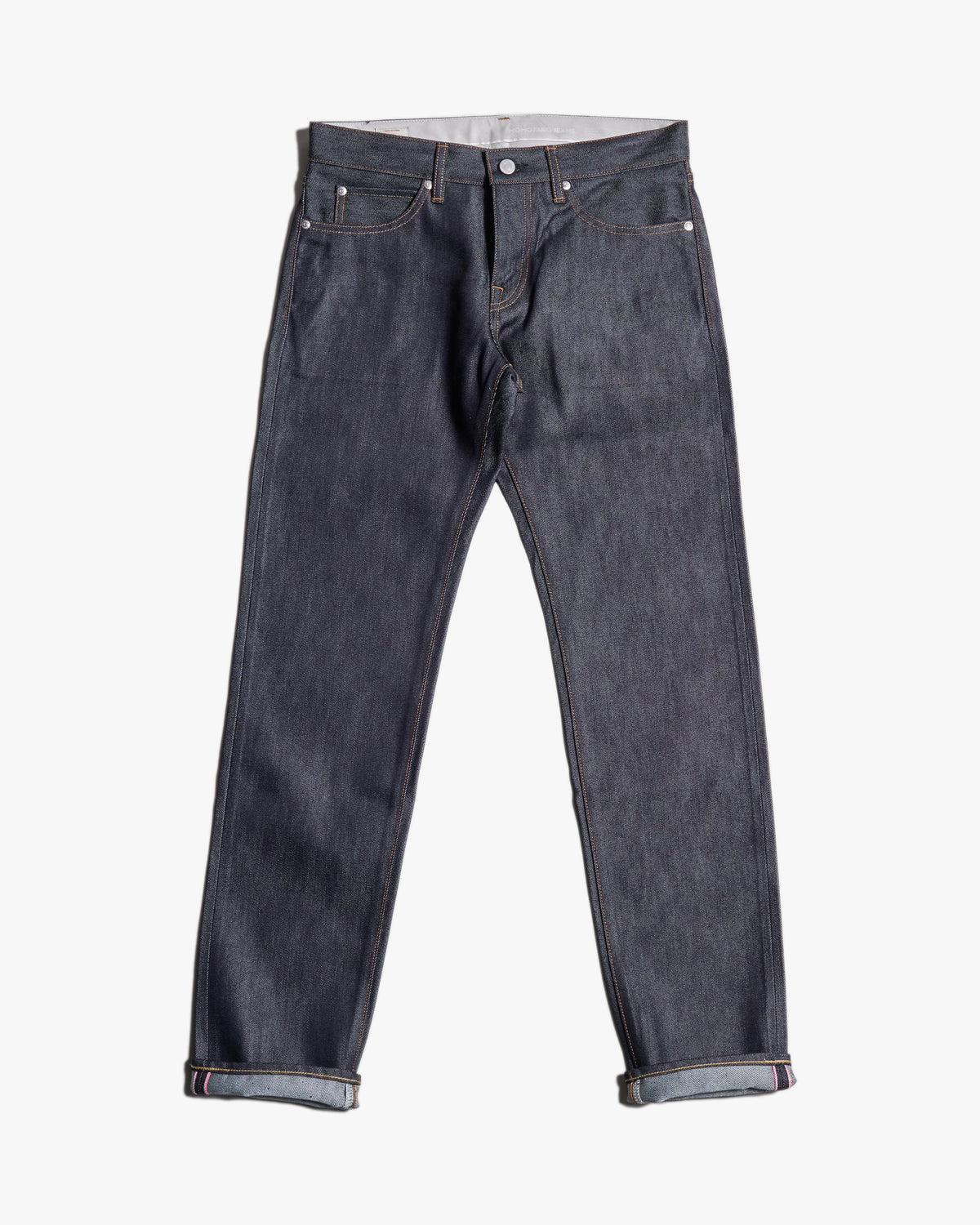 MOMOTARO JEANS #300 Cotton Silk Slim Fit Mens Jeans - 15oz Zimbabwe Cotton & Silk Selvedge Denim / Zipper