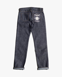 MOMOTARO JEANS #300 Cotton Silk Slim Fit Mens Jeans - 15oz Zimbabwe Cotton & Silk Selvedge Denim / Zipper