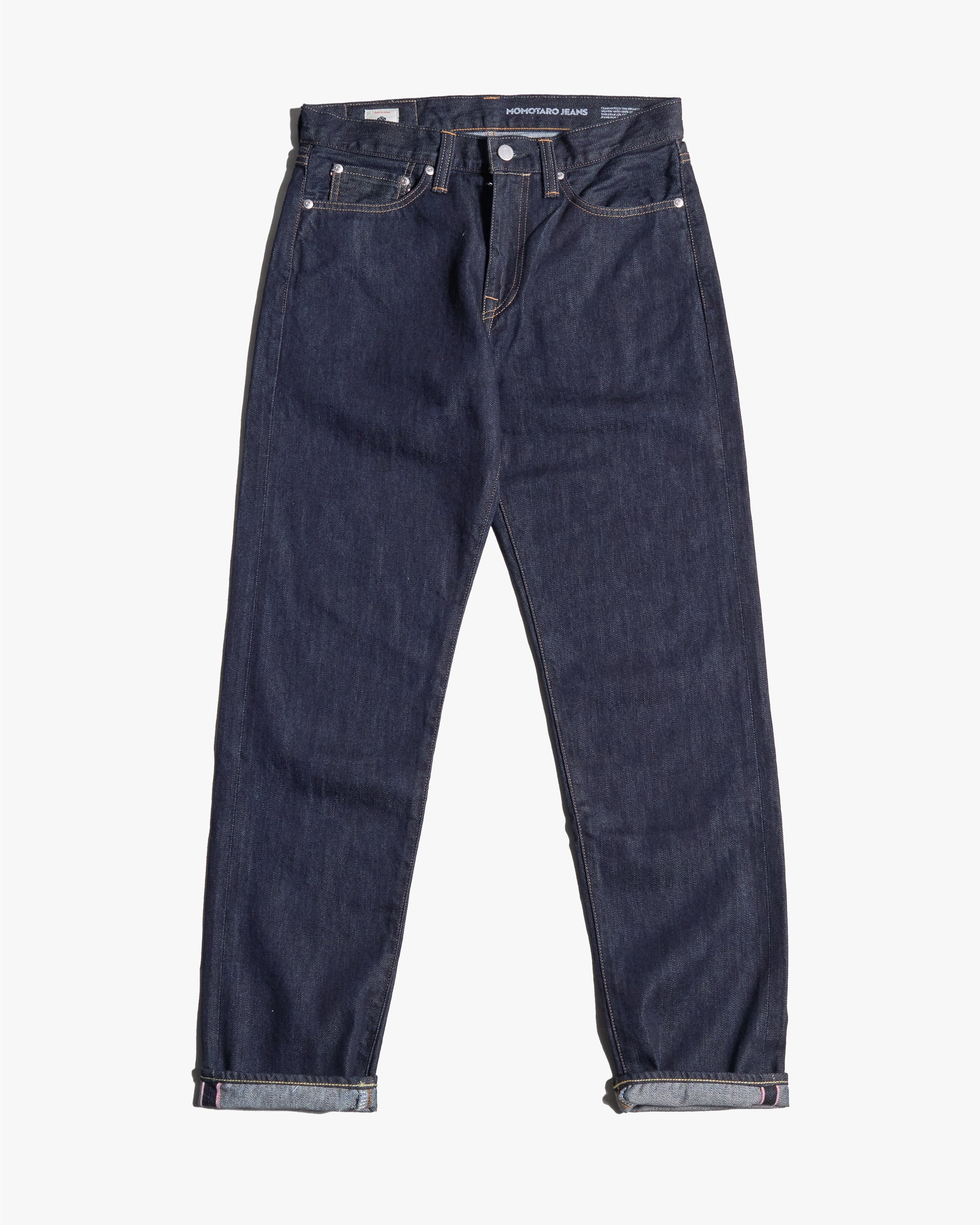 MOMOTARO JEANS STANDARD TAPERED 特濃ブルー 29 MOMOTARO JEANS #200 Tapered Fit Mens Jeans - 11oz Tokuno Blue Selvedge