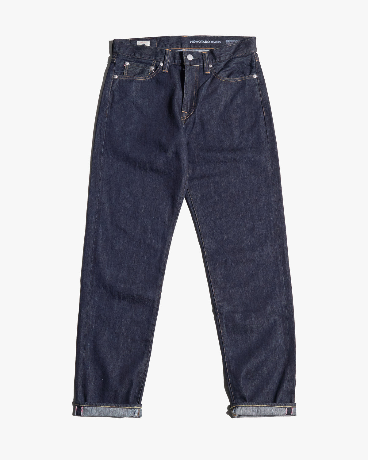 MOMOTARO JEANS #200 Tapered Fit Mens Jeans - 11oz Tokuno Blue Selvedge Denim / Zipper