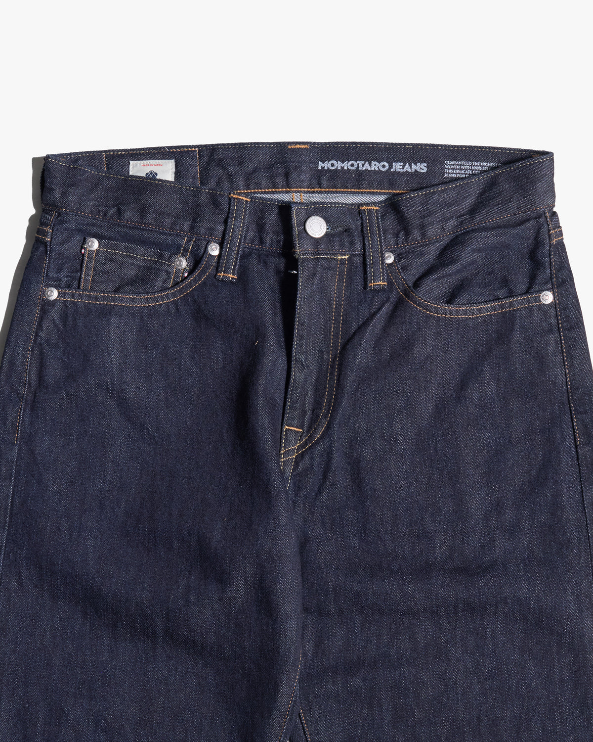 MOMOTARO JEANS #200 Tapered Fit Mens Jeans - 11oz Tokuno Blue Selvedge Denim / Zipper