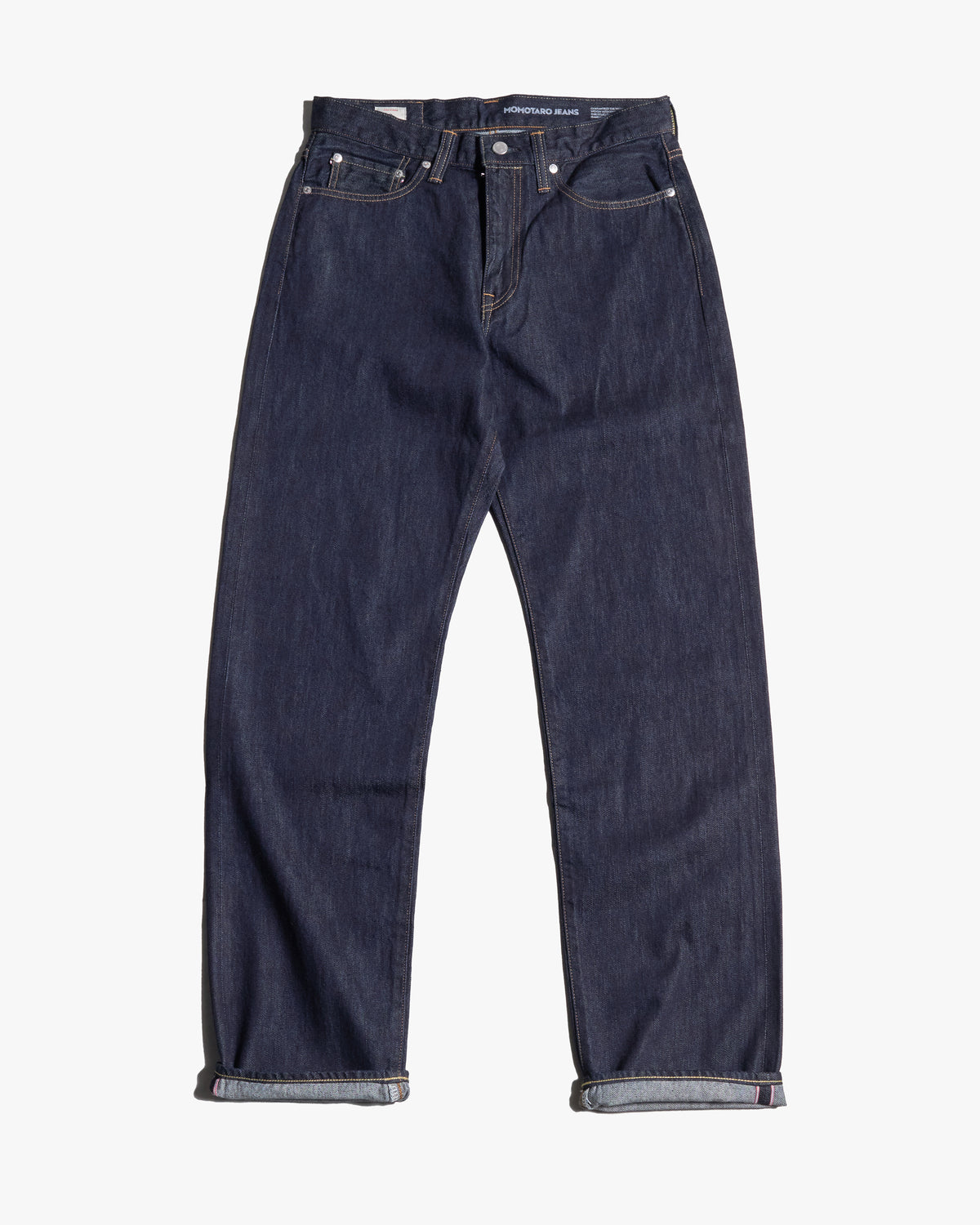 MOMOTARO JEANS #100 Straight Fit Mens Jeans - 11oz Tokuno Blue Selvedge Denim / Zipper | MOMOTARO JEANS Jeans | JEANSTORE