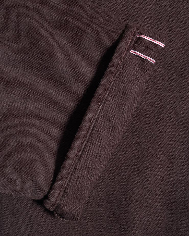 Momotaro Jeans MMJE6400 #100 Onigurumi Dyed Straight Fit Mens Selvedge Jeans - Brown