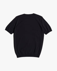 Mooncastle Ice Cotton Crew Neck Tee - Black