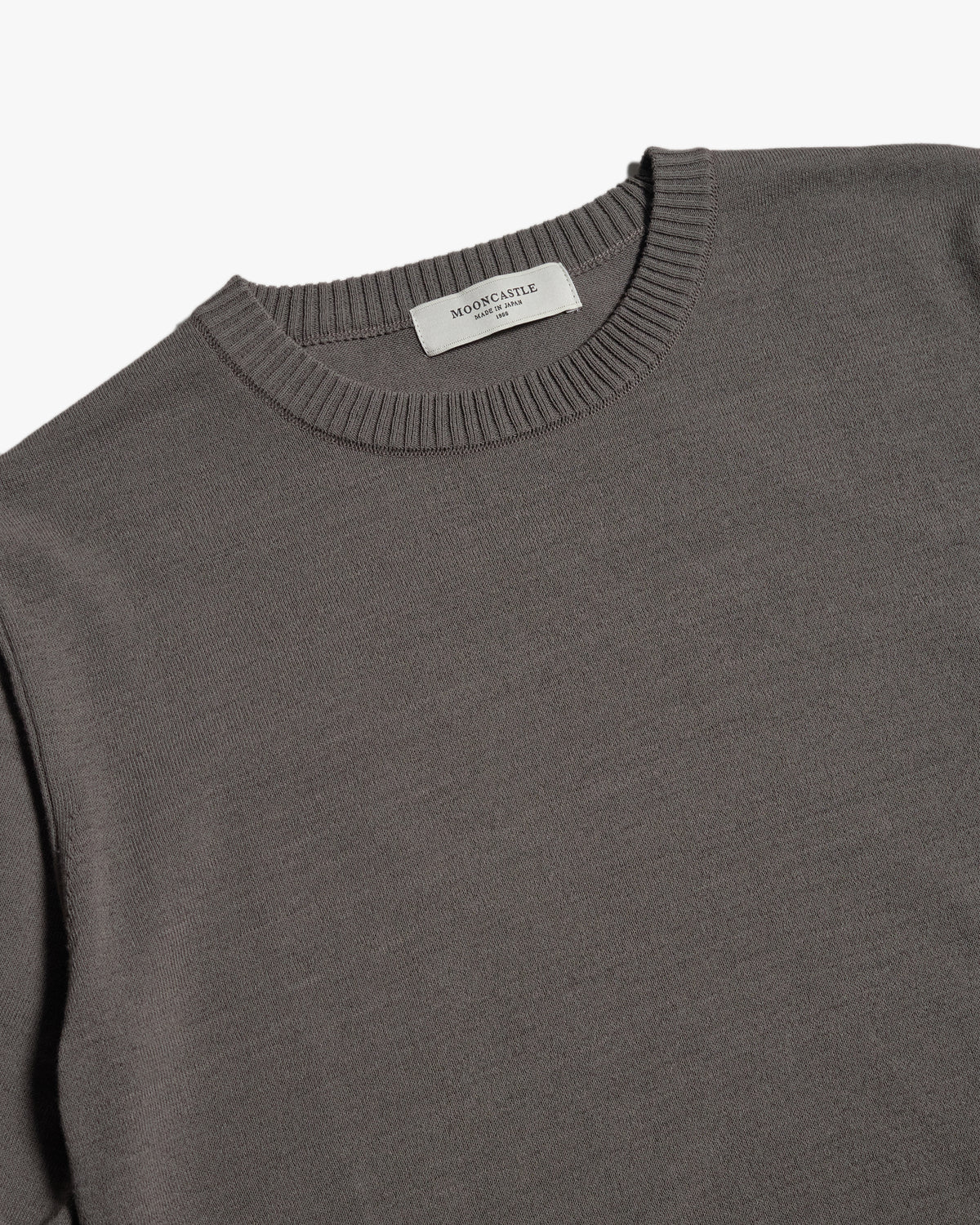 Mooncastle Ice Cotton Crew Neck Tee - Charcoal | Mooncastle T Shirts | JEANSTORE
